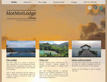 Tablet Screenshot of motmotlodge.com